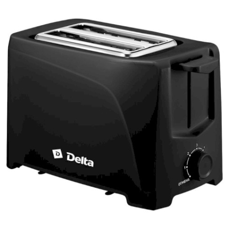 Тостер 700 Вт DELTA DL-6900, цвета: белый, черный