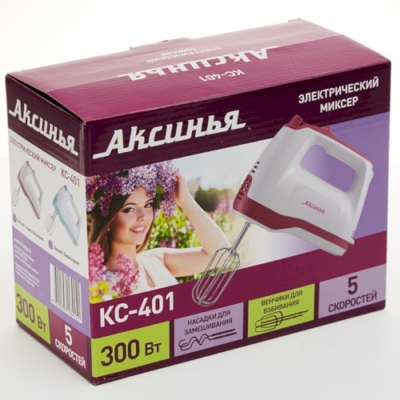 Миксер электрический 300 Вт АКСИНЬЯ КС-401 — изображение 4