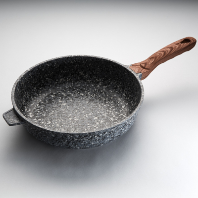 Сотейник Ø28 см алюминиевый литой GRANITE Alpenkok AK-0093A/28N "EVOLUTION" + ПОДАРОК — изображение 1
