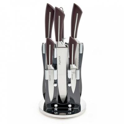 Набор ножей на акриловой подставке 8 предметов Alpenkok AK-2091 + ПОДАРОК — изображение 2