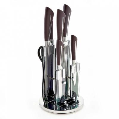 Набор ножей на акриловой подставке 8 предметов Alpenkok AK-2091 + ПОДАРОК — изображение 3