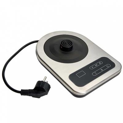 Чайник электрический 2200 Вт, 1,7 л DELTA LUX DE-1002 черный, функция установки температур с LED-индикацией разными цветами, поддержание температуры — изображение 4