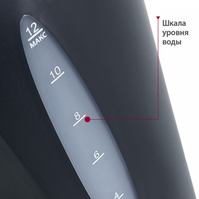 Кофеварка 1000 Вт, 1500 мл DELTA LUX DE-2000 черная — изображение 14