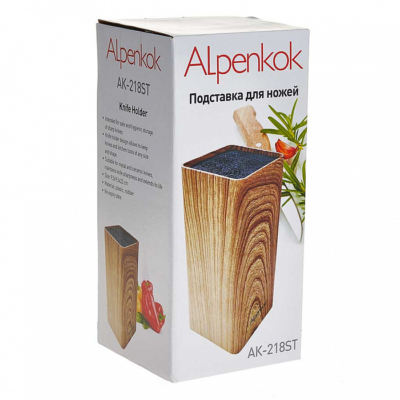 Подставка для ножей 9,5х22см Alpenkok AK-218ST — изображение 3