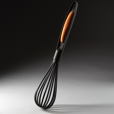 Венчик 32 см BE-1655Y "Comfort orange" черный с оранжевым — изображение 3