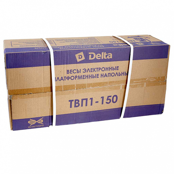 Весы электронные торговые платформенные напольные Delta до 150 кг ТВП1-150