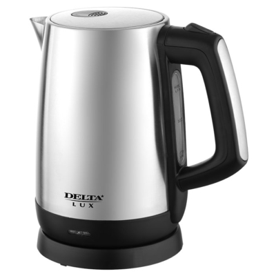 Чайник электрический 2200 Вт, 1,7 л DELTA LUX DL-1207 черный — изображение 1