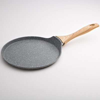 Сковорода Ø24см блинная алюминиевая литая Alpenkok AK-0045/24N GREY MARBLE — изображение 1