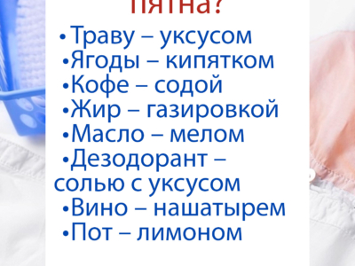 Чем вывести пятна? Советы для дома