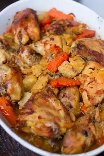  ароматное жаркое из курицы
