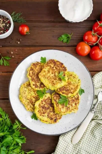 Вкусные блинчики из цукини с шампиньонами: пошаговый рецепт с фото