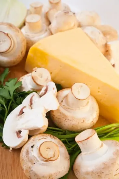  шампиньоны фаршированные курицей и сыром
