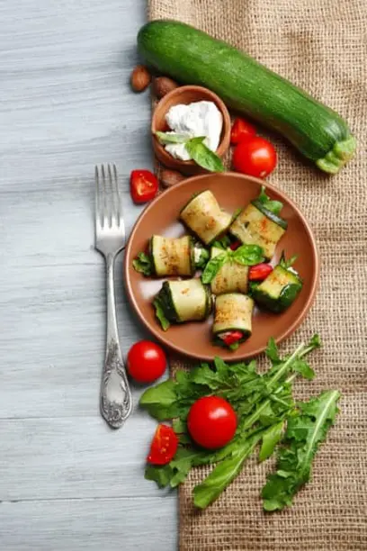  цукини с курицей запеченные