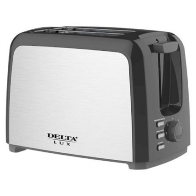 Тостер 750 Вт DELTA LUX DL-090 черный
