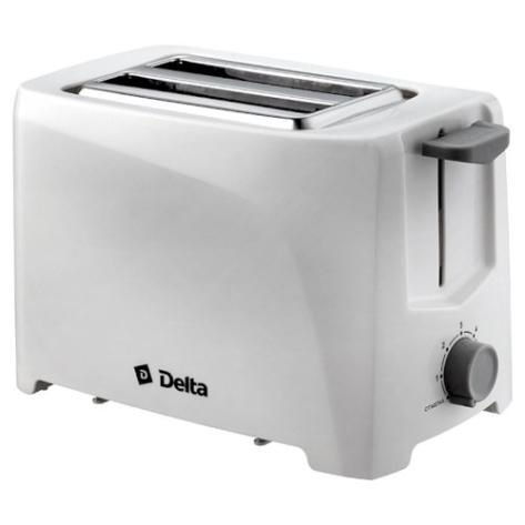 Тостер 700 Вт DELTA DL-6900, цвета: белый, черный