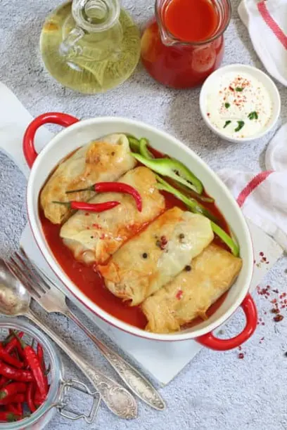  голубцы с мясным фаршем