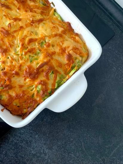  картофельная запеканка с курицей