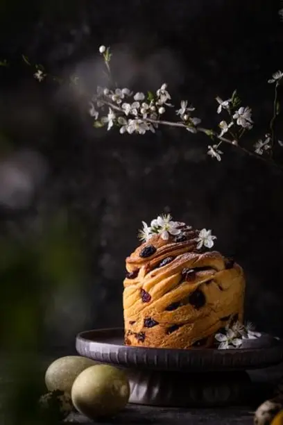  кулич с изюмом