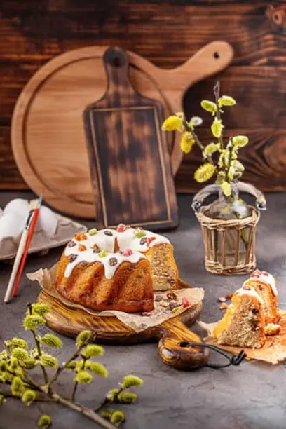 Пышный и нежный кулич с творожным сыром: подробный пошаговый рецепт с фото