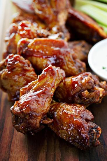  простой рецепт куриных крыльев с клюквой