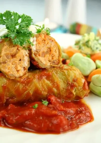 Вкусные домашние голубцы из капусты с мясным фаршем - пошаговый рецепт с фото