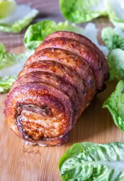 свиной рулет с черносливом