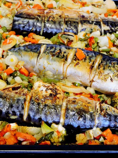  запеченная скумбрия