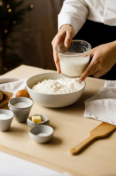 воздушные рогалики с корицей