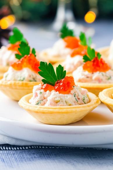  закуски на новогодний стол с семгой