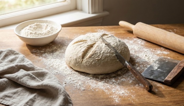 Готовим тесто для тестораскатки