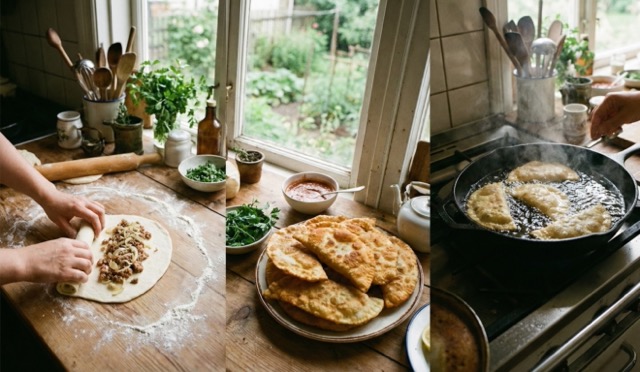  как приготовить чебуреки