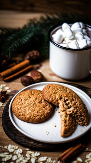 ароматное овсяное печенье