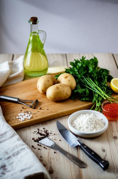 ажурные тарталетки из картофеля