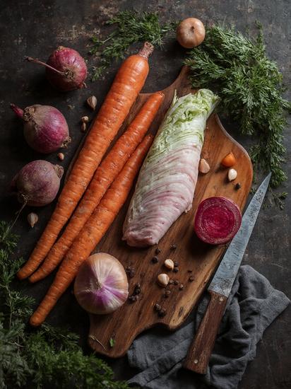 борщ со свининой