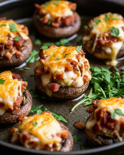 горячая закуска с шампиньонами