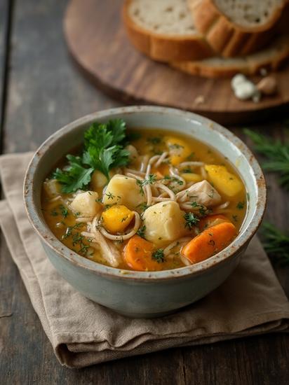 как приготовить куриный суп