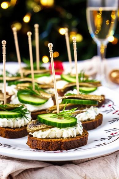 канапе на праздничный стол