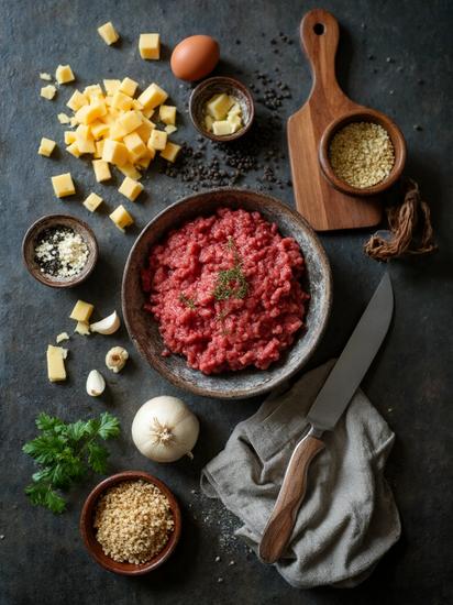 котлеты в духовке с сыром