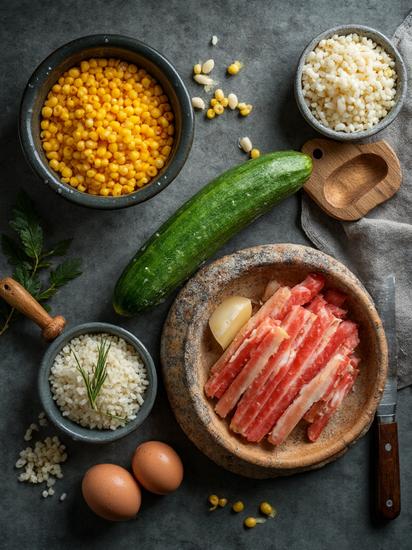 крабовый салат с кукурузой