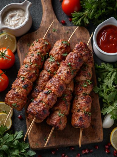 люля кебаб свинина духовке