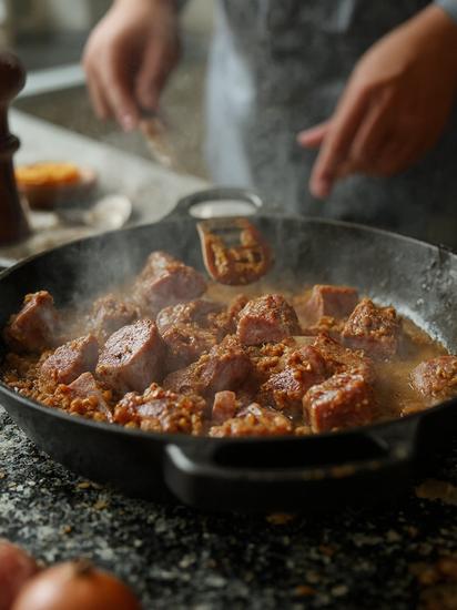  мясная запеканка