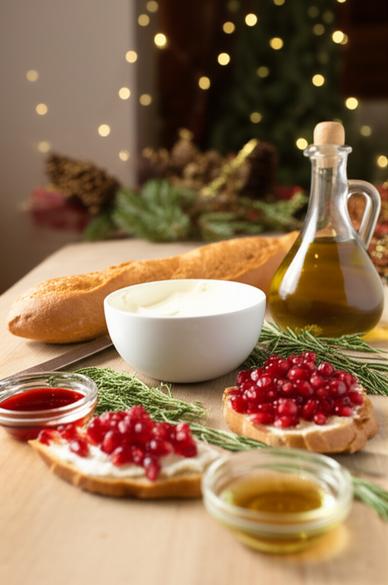 новогодние брускетты