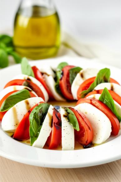 новогодний салат Капрезе