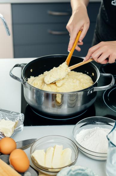 новогодняя закуска профитроли