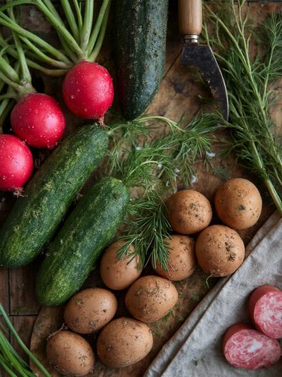 окрошка на квасе