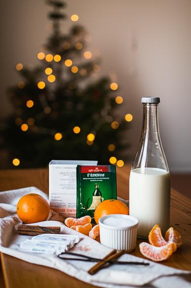 панна котта с мандаринами