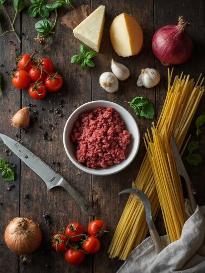  паста с фаршем