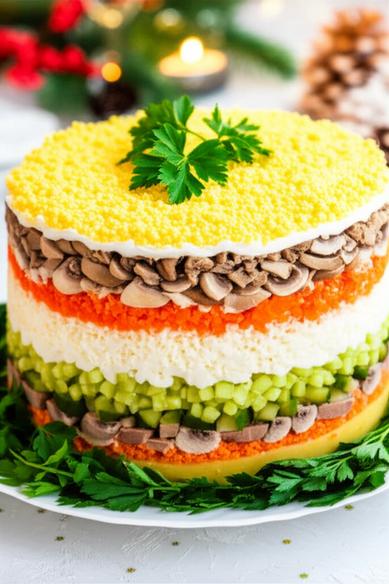 пошаговый рецепт салата Сытый барин