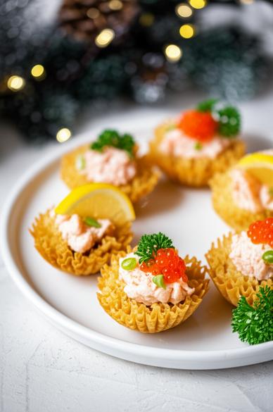 праздничные тарталетки