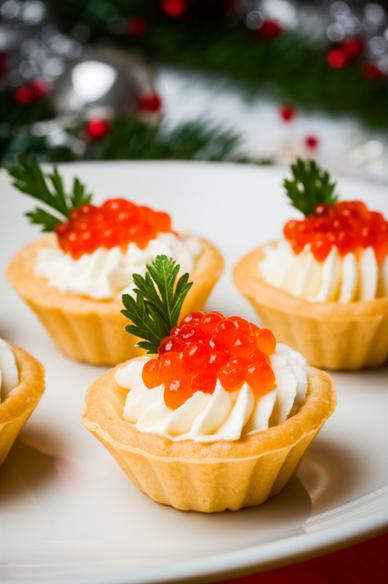 праздничные закуски с икрой